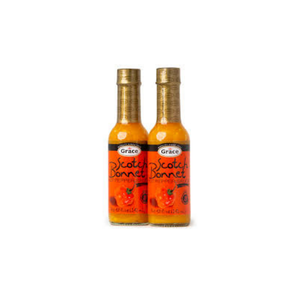 Grace Scotch Bonnet Pepper Sauce 4.8oz (2 Pack)