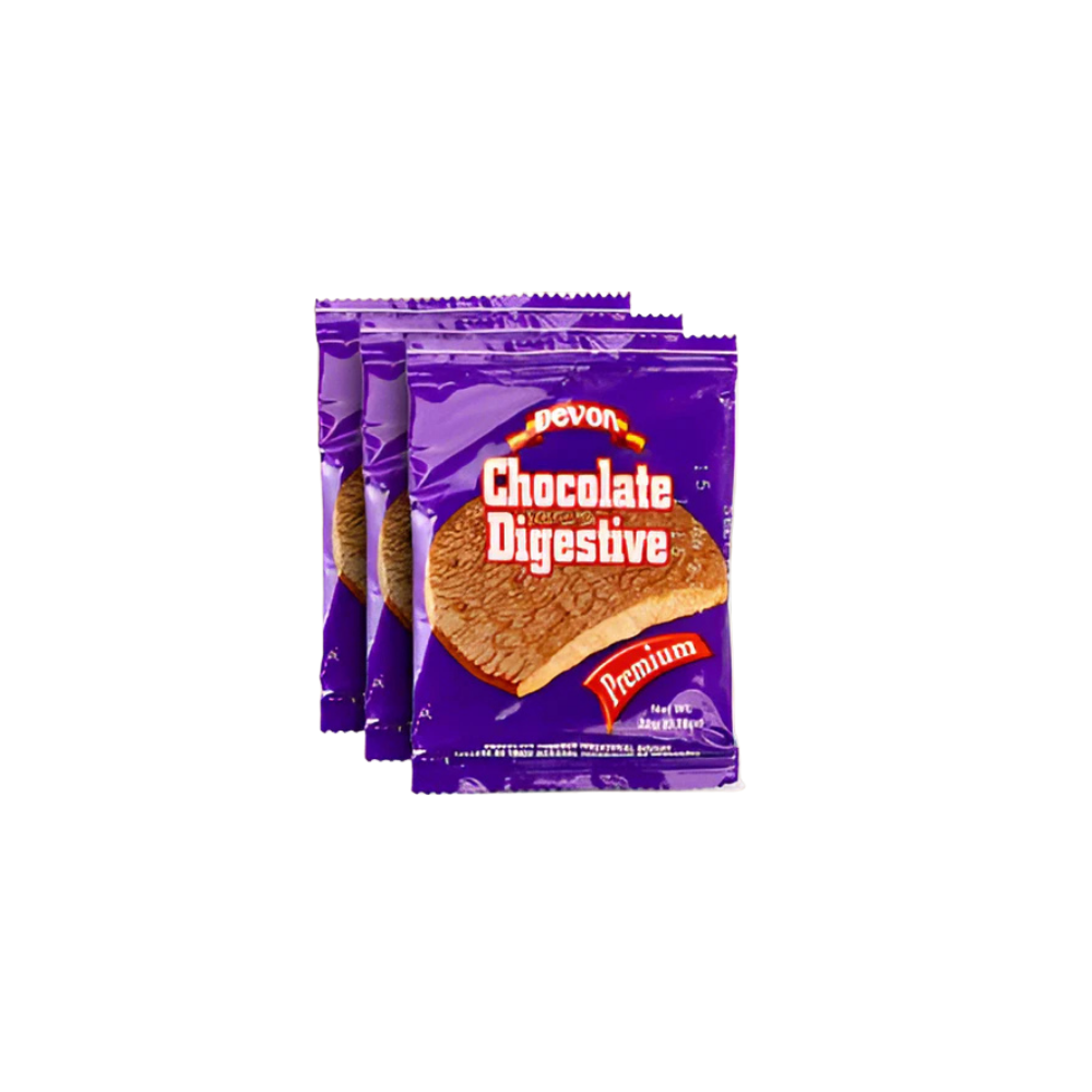 Devon Chocolate Digestive Biscuits (36 Pack) – Authentic Jamaican Snack
