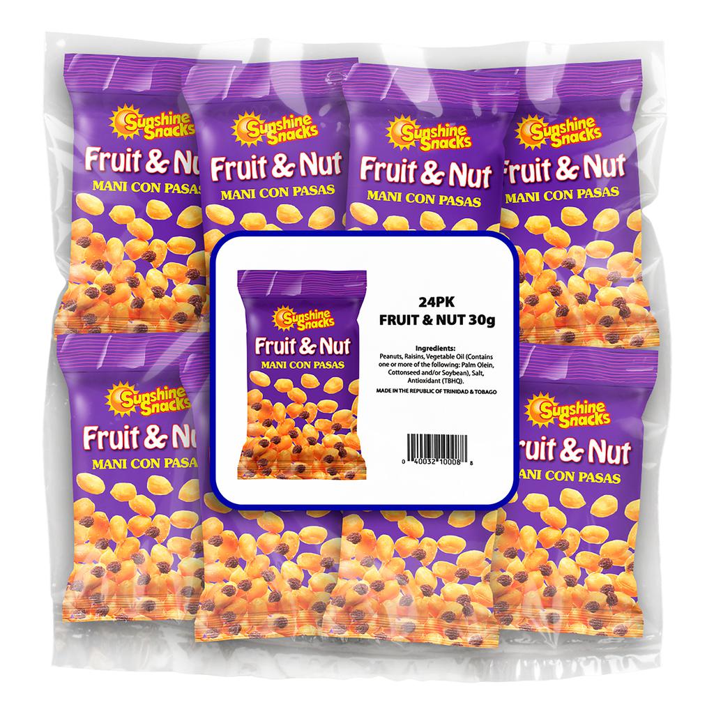 Sunshine Snacks Fruit & Nuts 24 Pack (30g Each)